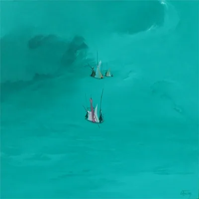 The boat and sea