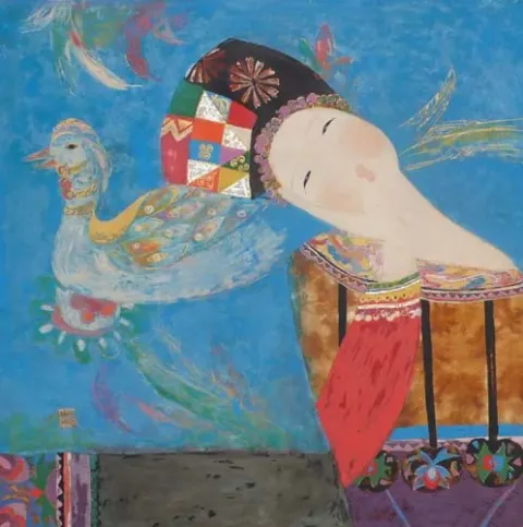 Bird and a girl