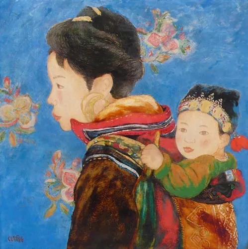 Mother and her son – Nguyen Tuan Cuong