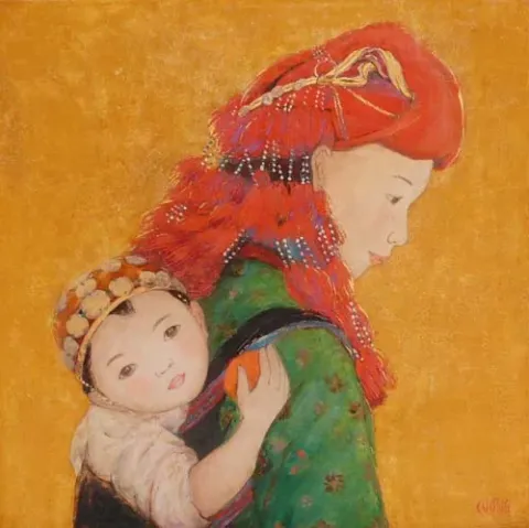 Mother and son