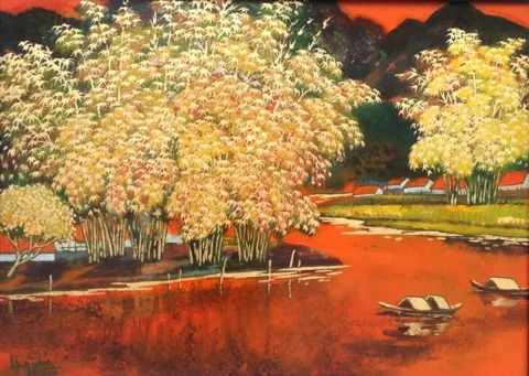 Hồ làng quê