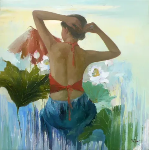Lotus contemplate