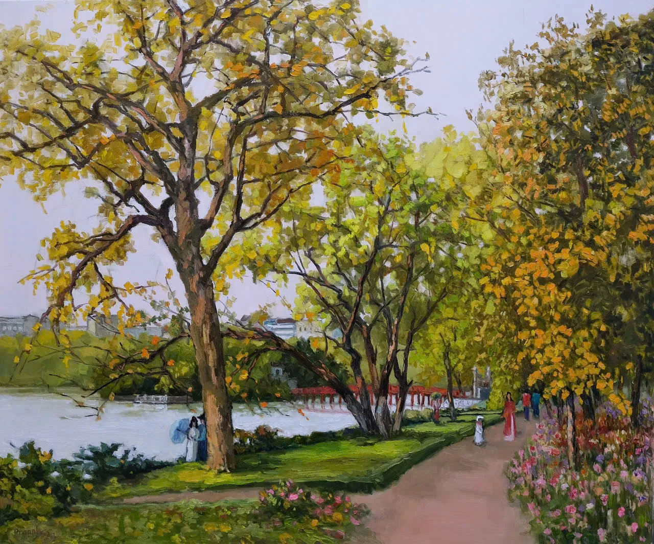 Sword Lake in Autumn – Lam Manh