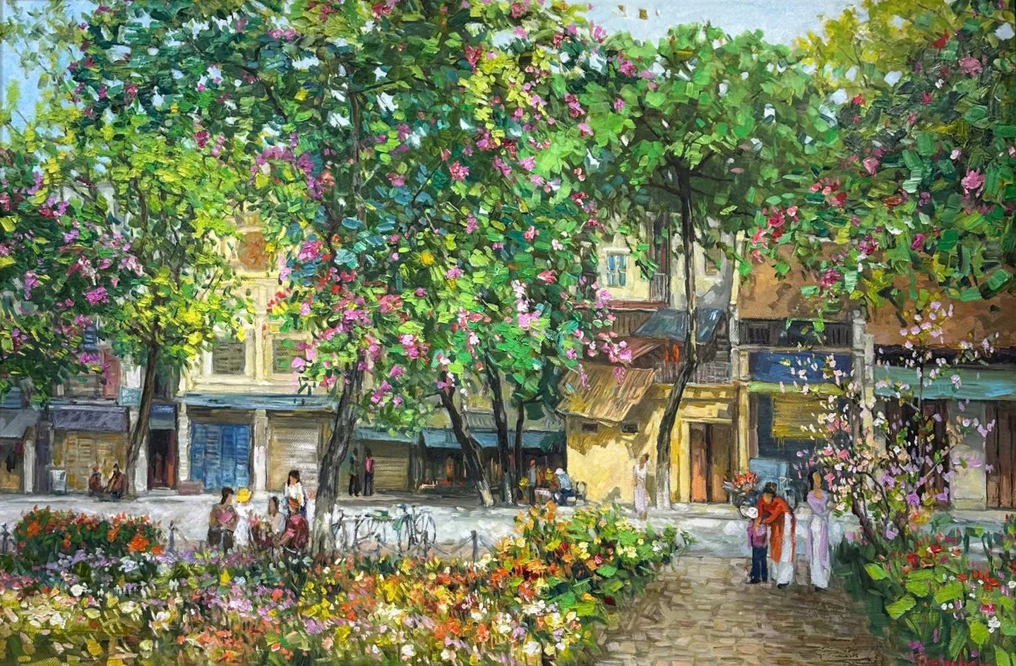 Hanoi Old Quarter in Spring – Lam Manh