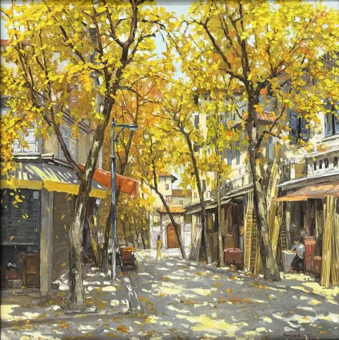 Autumn Street of Hanoi