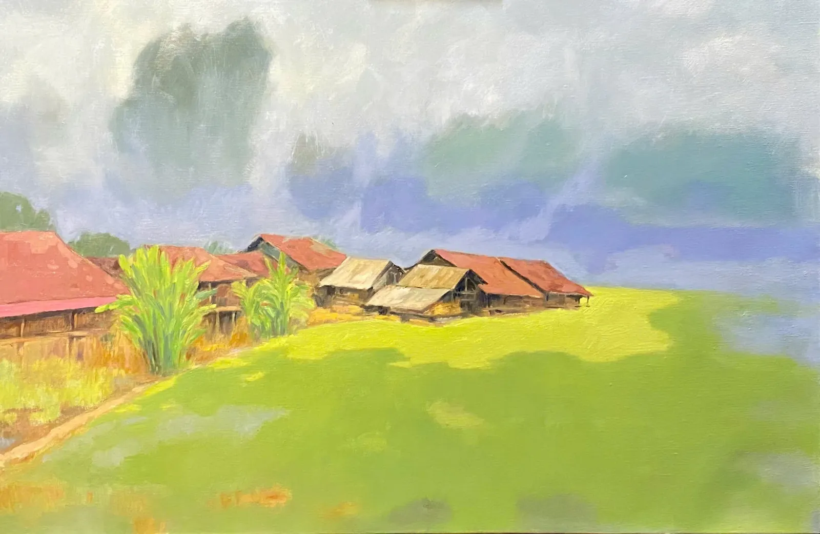 Mái nhà làng quê