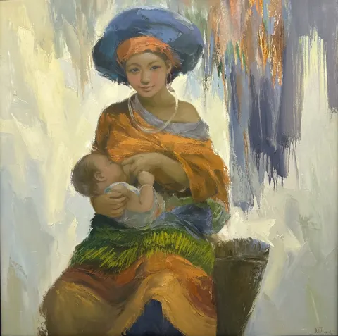 Mother and son