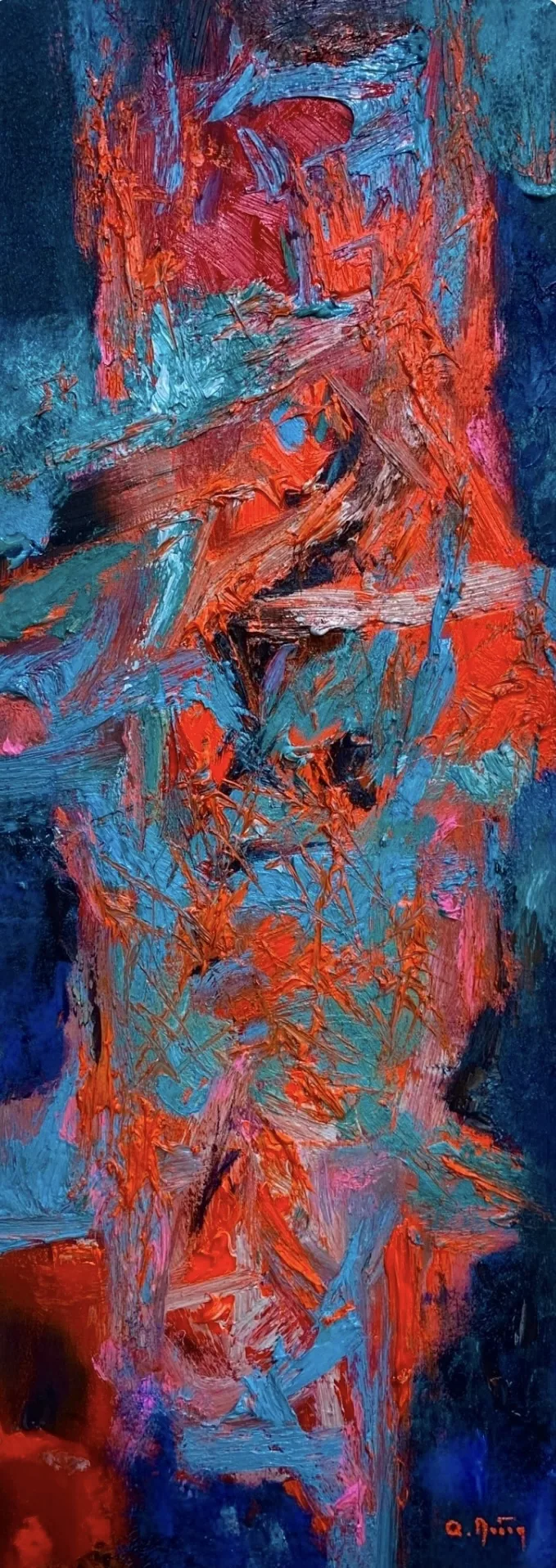 Abstract firestorm – Tran Quang Dung