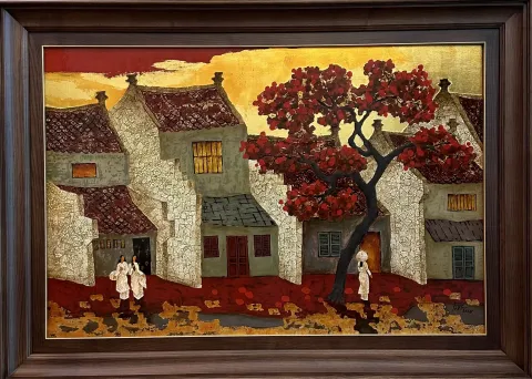 Artist Pham Thang Long Brings Hanoi’s Old Quarter to Life Through Lacquer Art