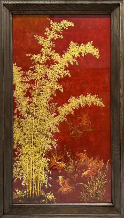 Golden Bamboo Serenity