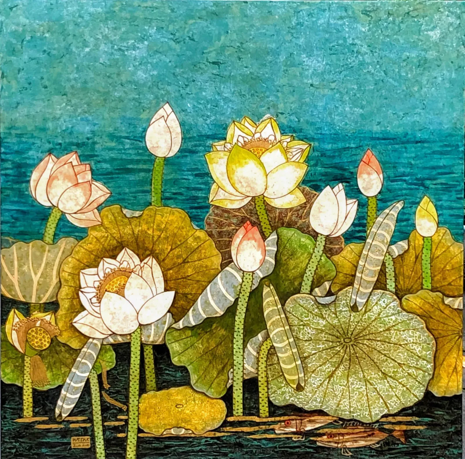 Bui Trong Du: Lotus, Light and Lacquer - Vietnamese Lacquer Artist